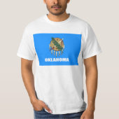 Vlag van Oklahoma T-shirt (Voorkant)