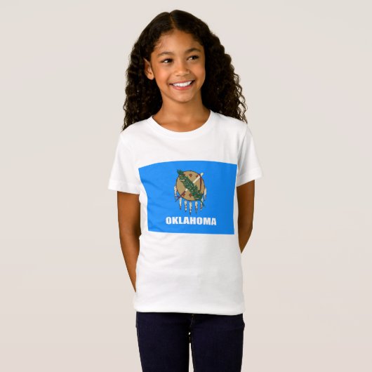 Vlag van Oklahoma T-shirt (Voorkant volledig)