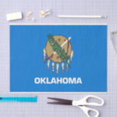 Vlag van Oklahoma Tissuepapier (Craft)