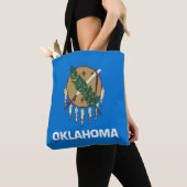Vlag van Oklahoma Tote Bag (Dichtbij)