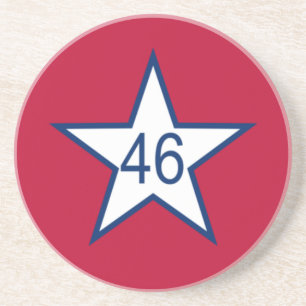 Vlag van Oklahoma Zandsteen Onderzetter