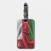 Vlag van Oman Bagagelabel (Achterkant verticaal)