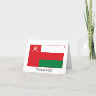 Vlag van Oman Bedankkaart
