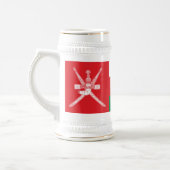 Vlag van Oman Bierpul (Links)