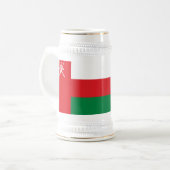 Vlag van Oman Bierpul (Voorkant links)