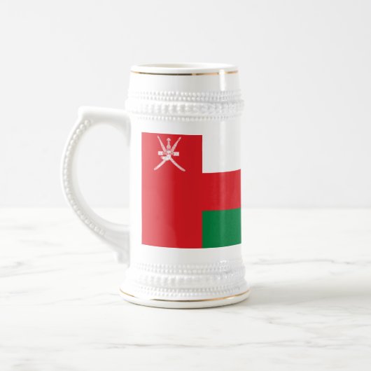 Vlag van Oman Bierpul (Links)