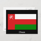 Vlag van Oman Briefkaart (Voorkant / Achterkant)