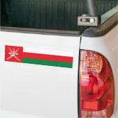 Vlag van Oman Bumpersticker (Op Truck)