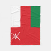 Vlag van Oman Fleece Deken (Voorkant)