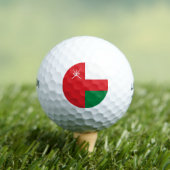 Vlag van Oman Golfballen (Insitu Shirt)