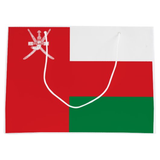 Vlag van Oman Groot Cadeauzakje (Voorkant)