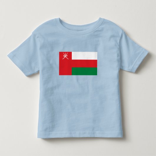 Vlag van Oman Kinder Shirts (Voorkant)