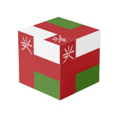 Vlag van Oman Kubus (Achter hoekig)