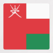 Vlag van Oman Labels (Design 1)