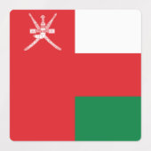 Vlag van Oman Labels (Design 2)