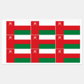 Vlag van Oman Labels (Vel)