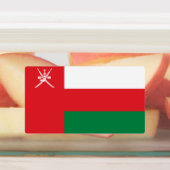 Vlag van Oman Labels (Aangebracht)