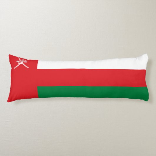 Vlag van Oman Lichaamskussen (Voorkant)