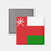 Vlag van Oman Magneet (Voorkant / Achterkant)