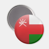 Vlag van Oman Magneet (Voorkant / Achterkant)