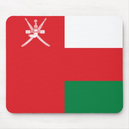 Vlag van Oman Muismat (Voorkant)