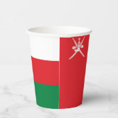 Vlag van Oman Papieren Bekers (Rechts)