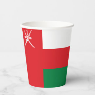Vlag van Oman Papieren Bekers
