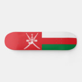 Vlag van Oman Persoonlijk Skateboard (Horizontaal)