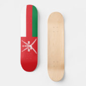 Vlag van Oman Persoonlijk Skateboard (Voorkant)