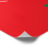 Vlag van Oman Poster (Hoek)
