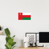 Vlag van Oman Poster (Thuiskantoor)