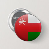 Vlag van Oman Ronde Button 5,7 Cm (Voorkant /achterkant)