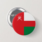 Vlag van Oman Ronde Button 5,7 Cm (Voorkant /achterkant)