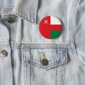 Vlag van Oman Ronde Button 5,7 Cm (In situ)
