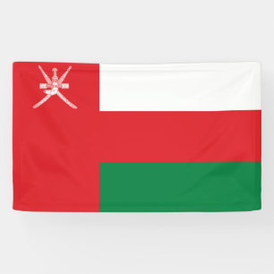 Vlag van Oman Spandoek
