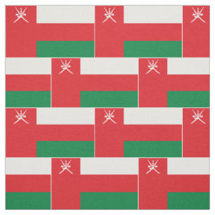 Vlag van Oman Stof