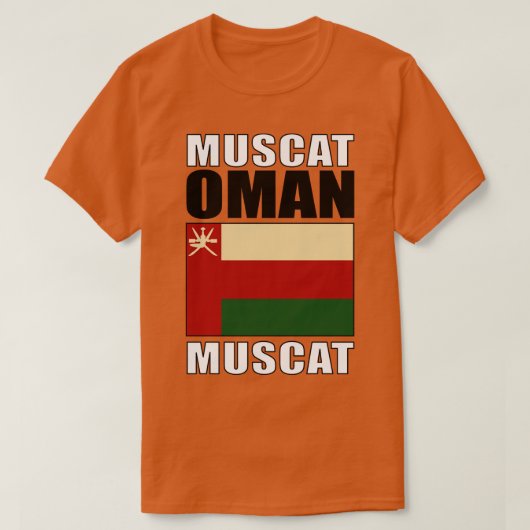 Vlag van Oman T-shirt (Design voorkant)