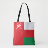 Vlag van Oman Tote Bag (Voorkant)