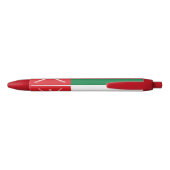 Vlag van Oman Zwarte Inkt Pen (Achterkant)