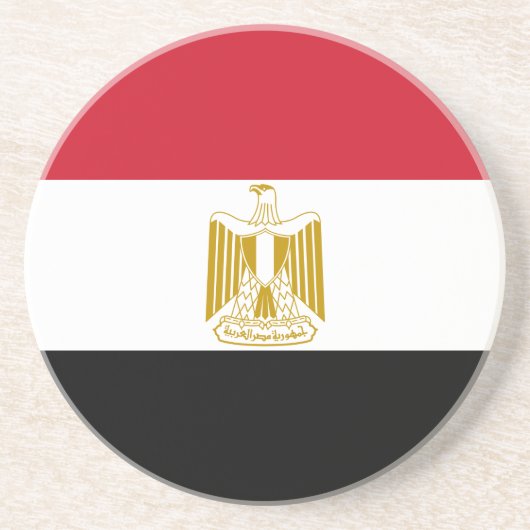 Vlag van Onderzetter Egypte (Voorkant)