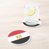 Vlag van Onderzetter Egypte (Zijkant)