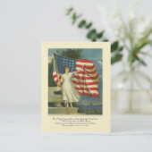 Vlag van ons land briefkaart (Staand voorkant)