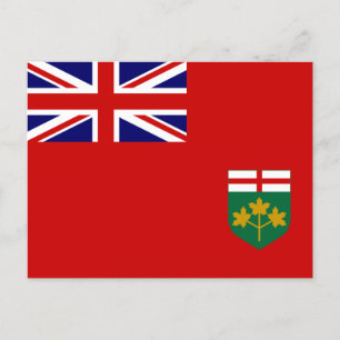 Vlag van Ontario Briefkaart