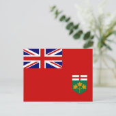 Vlag van Ontario Briefkaart (Staand voorkant)