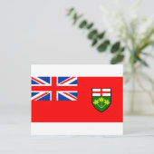 Vlag van Ontario Briefkaart (Staand voorkant)