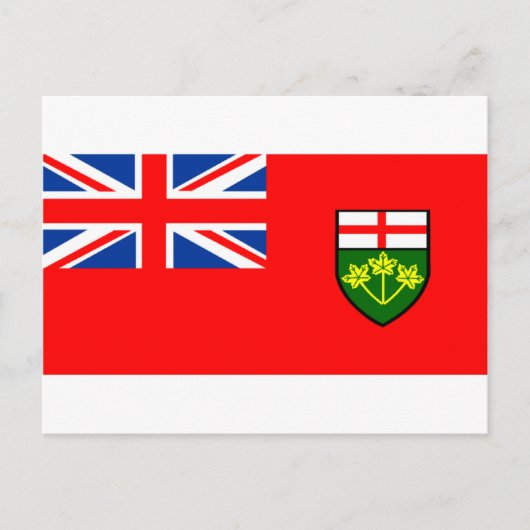 Vlag van Ontario Briefkaart (Voorkant)