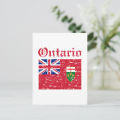 Vlag van Ontario Canada Briefkaart (Staand voorkant)