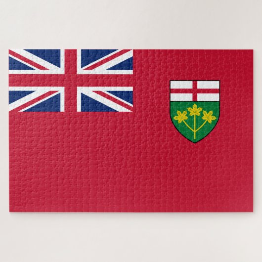 Vlag van Ontario Legpuzzel (Horizontaal)