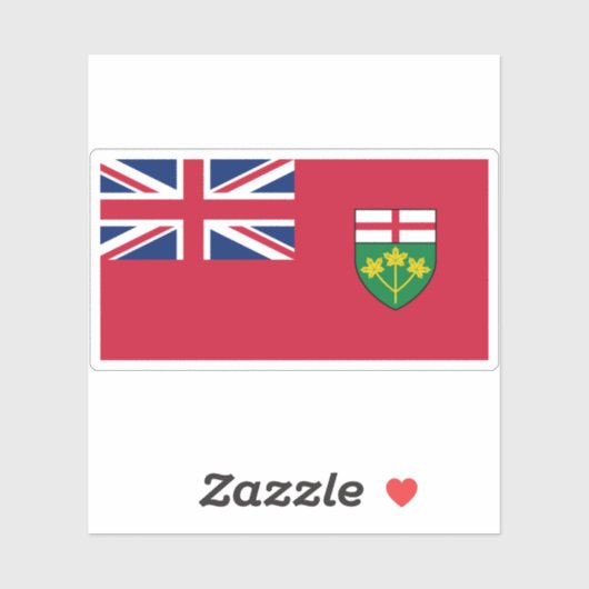 Vlag van Ontario Sticker (Vel)
