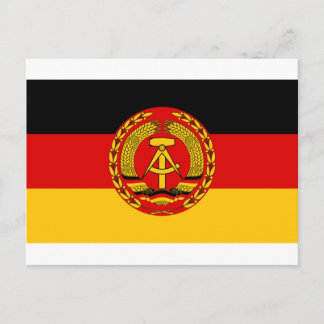 Vlag van Oost-Duitsland - Flagge der DDR (GDR) - N Briefkaart